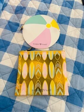 Sugar Rush Tarte Pastel Beach Ball & Surfboard Small Makeup Bags